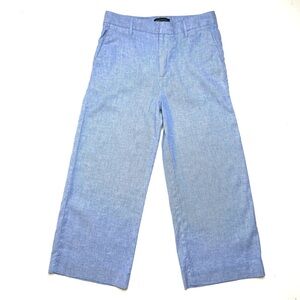 BANANA REPUBLIC Linen Blend Wide Leg Ankle Pant